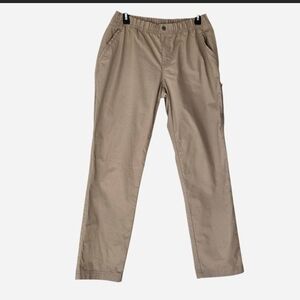 Prana Women's Double Peak Straight Leg Pants In Tan/Khaki